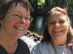 Kris and Patty at South Prairie along the Orting/South Prairie Trail