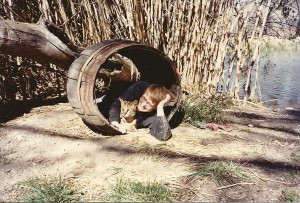 Kristine M. Smith and Deaken at Shambala