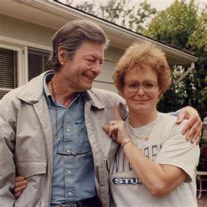 Kris and De in the Kelley's back yard, 1991